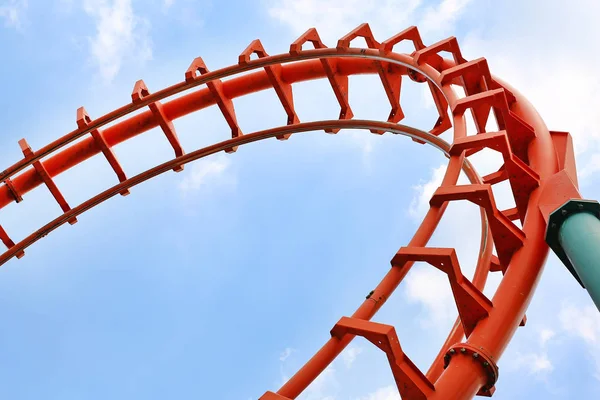 Μια πίστα Roller Coaster — Φωτογραφία Αρχείου