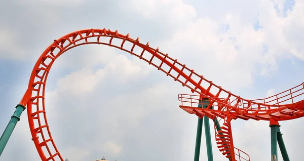 Μια πίστα Roller Coaster — Φωτογραφία Αρχείου