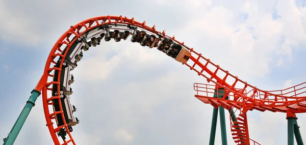 A Roller Coaster ride and Track — Stock Photo, Image