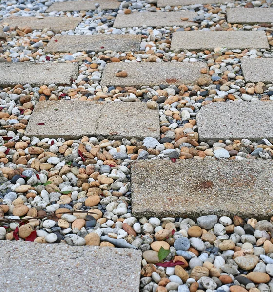 Stone pathway in the park — Stock Photo, Image