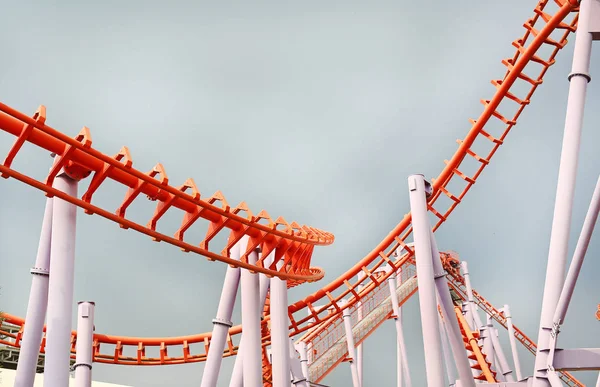 A Roller Coaster Track — Fotografie, imagine de stoc
