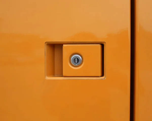 A yellow cover cabinet. — Stock Photo, Image