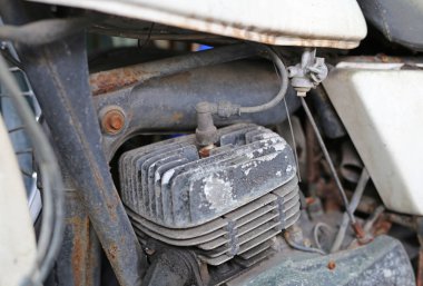 Eski motosiklet silindir