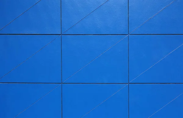 Azulejos azules patrón de pared — Foto de Stock