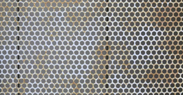 Rejilla de metal oxidado — Foto de Stock