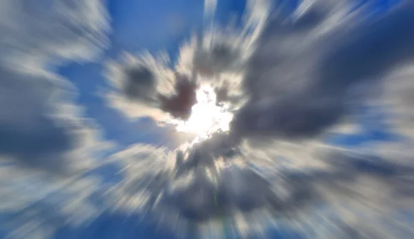 Kép nagyítása az ég és a felhők háttér — Stock Fotó