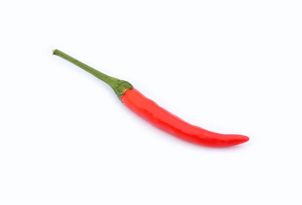 Red hot chili pepper on white background — Stock Photo, Image