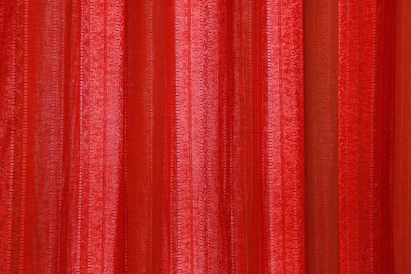 Tecido de cortina vermelha textura de fundo — Fotografia de Stock