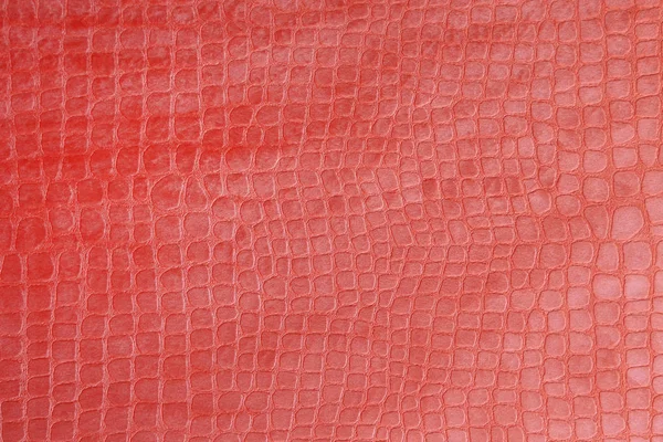 Fundo textura de couro vermelho — Fotografia de Stock