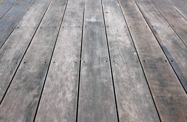 Perspectiva del antiguo camino de la madera — Foto de Stock