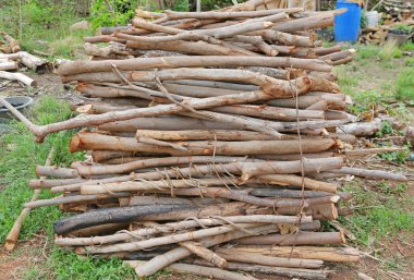 Yakacak odun sopa arka plan