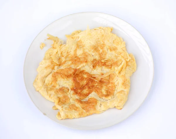 Omelette de style thaï sur le plat — Photo