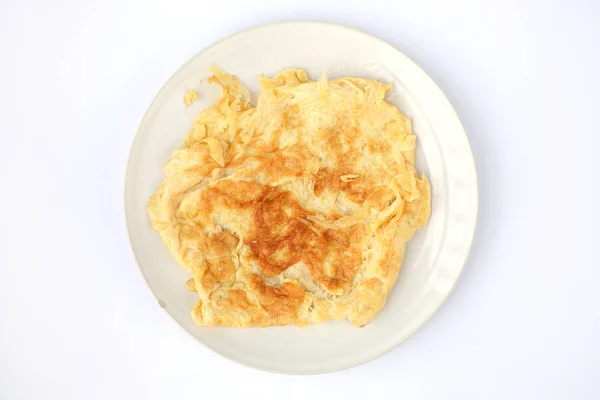 Thajském stylu omeletu na jídlo — Stock fotografie