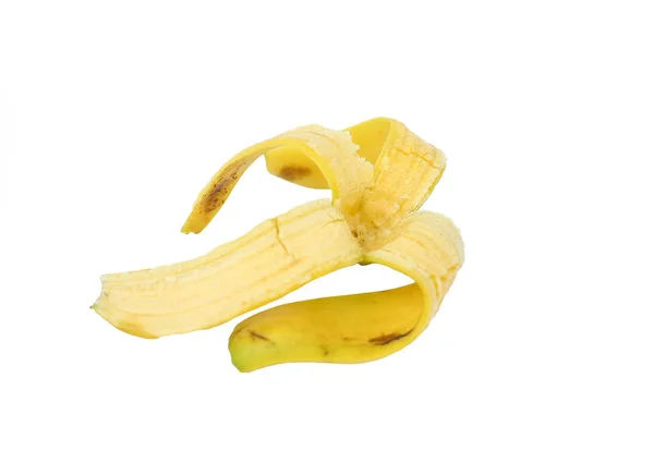 Bananenschale isoliert auf weißem Hintergrund — Stockfoto