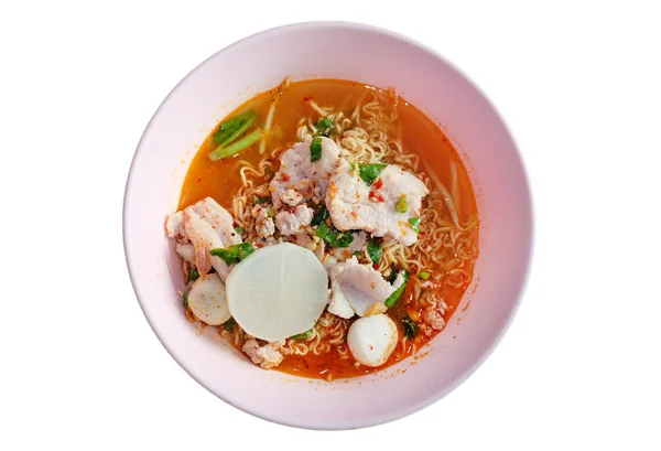 Würzige Thai-Nudeln — Stockfoto