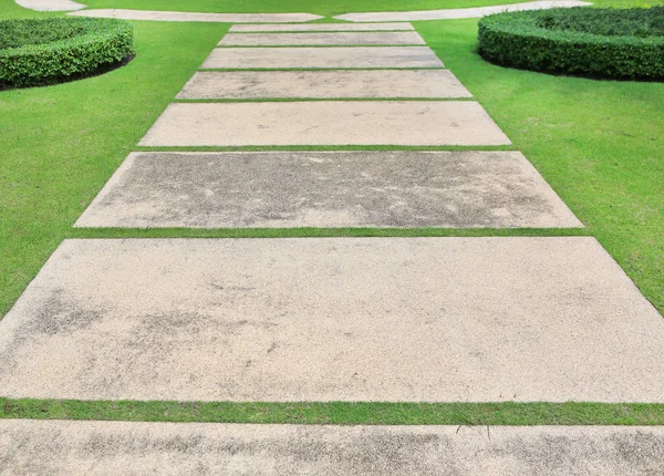 Camino de piedra en el jardín — Foto de Stock