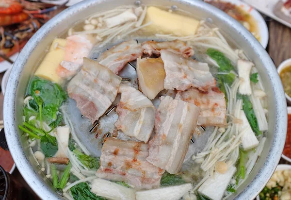 Izgara domuz Barbekü Pan