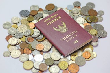 Uluslararası sikkeler üzerinde Tayland pasaportu
