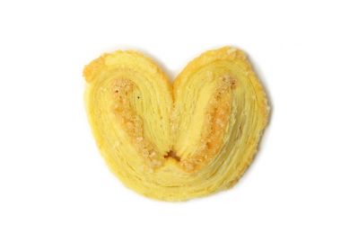 Beyaz arka plan üzerinde izole bisküvi