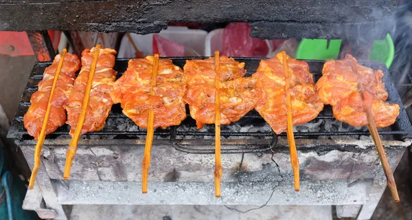 Pollo asado estilo tailandés — Foto de Stock