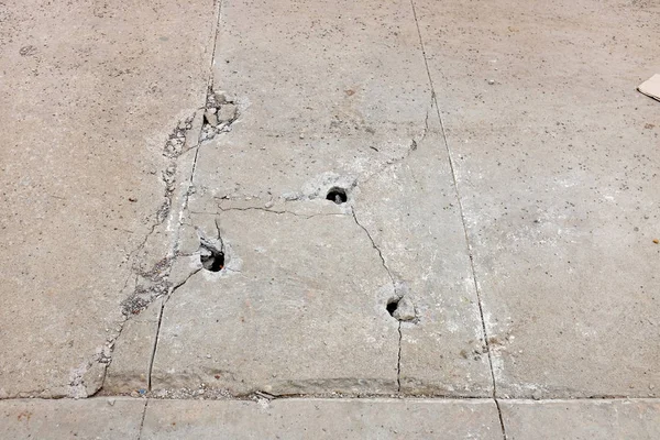 Cracked concrete floor texture — Stock Photo, Image