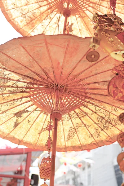 Detail of traditional Chinese umbrella