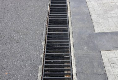 Oluklar rendeleyin drain, kapak drenaj