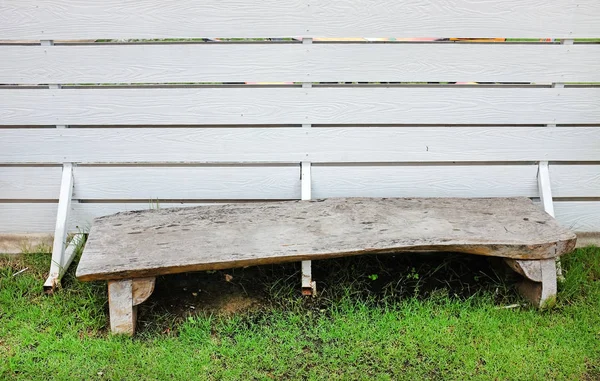 A Bench from logs — Stock Photo, Image