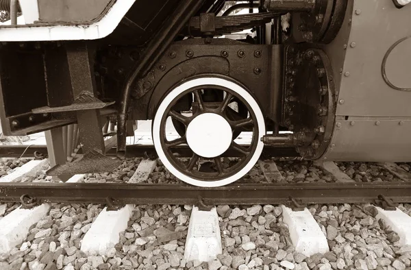 Steam Locomotive, Retro Image Filtered Style — Stock Photo, Image