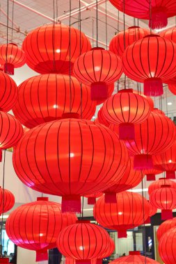 Çin kırmızı fenerler, Çin yeni yılı