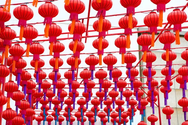 Kínai vörös lámpások, kínai új év — Stock Fotó