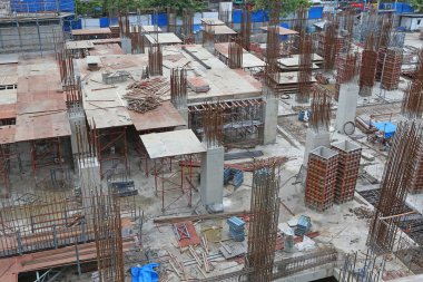 Bina yapım aşamasında