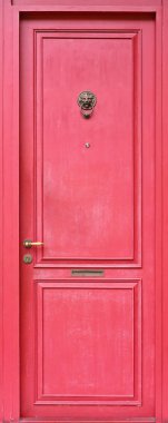 Ayrıntı Antik Çin kırmızı kapı