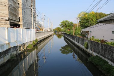Şehir kanal bangkok Tayland