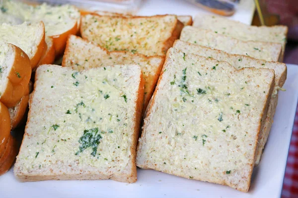 Toasty s máslem — Stock fotografie