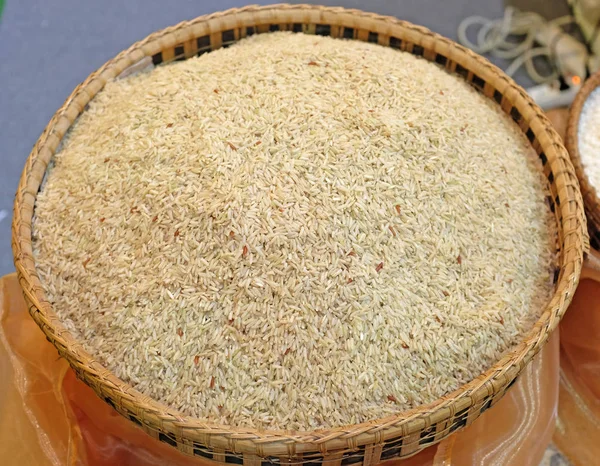 Un riso marrone gelsomino — Foto Stock