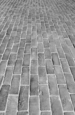 arka plan doku, seçili odak tuğla alan orta duvar üzerinde tuğla duvar