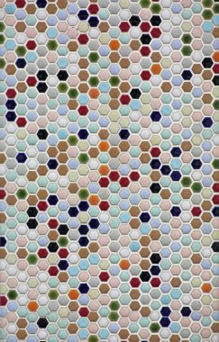 renkli kesintisiz mozaik karolar arka plan