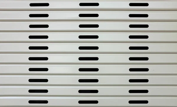 Ocelové dveře s ventilátorem — Stock fotografie