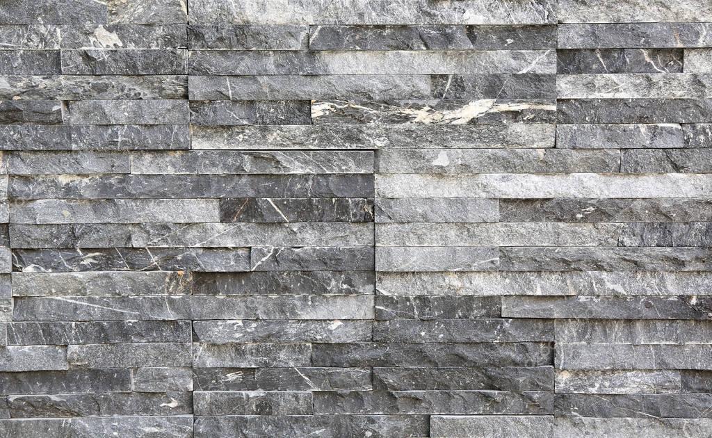 Modern grey stone tile texture brick wall  Stock Photo 