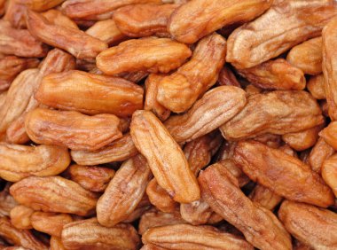 kurutulmuş muz (muz pişmiş bal) arka plan