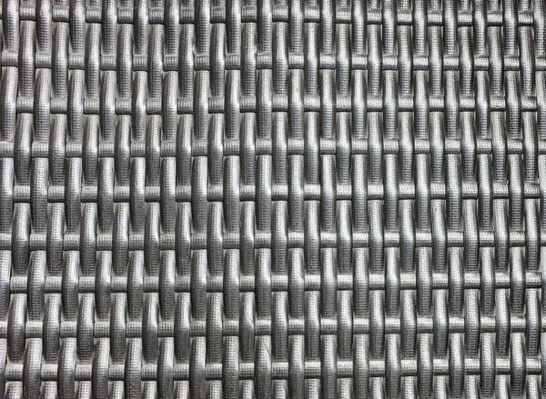 Tecer padrão de vime de metal fundo — Fotografia de Stock