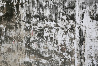 Eski çimento duvar. Nötr gri renkler.