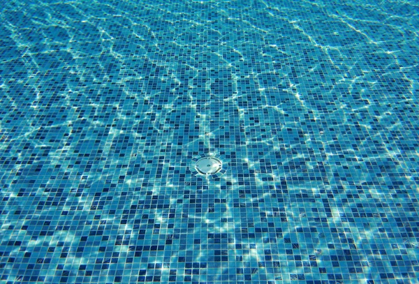 Onda Agua Piscina Con Reflejo Luz Textura Fondo —  Fotos de Stock