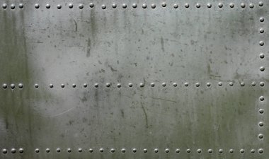 Askeri zırhlı metal yüzeyine