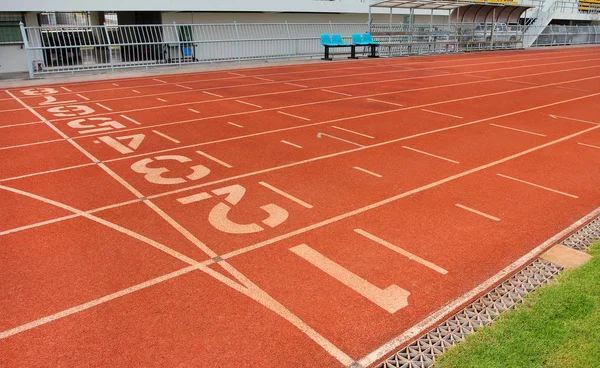 Números Pista Atletismo — Foto de Stock