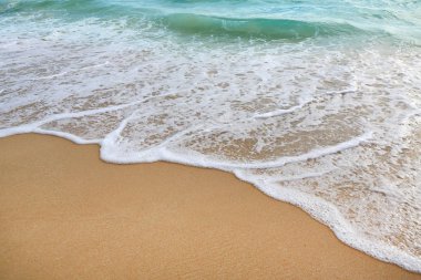 Kumsaldaki Okyanus Dalgası.