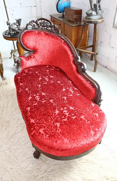 luxury red sofa set