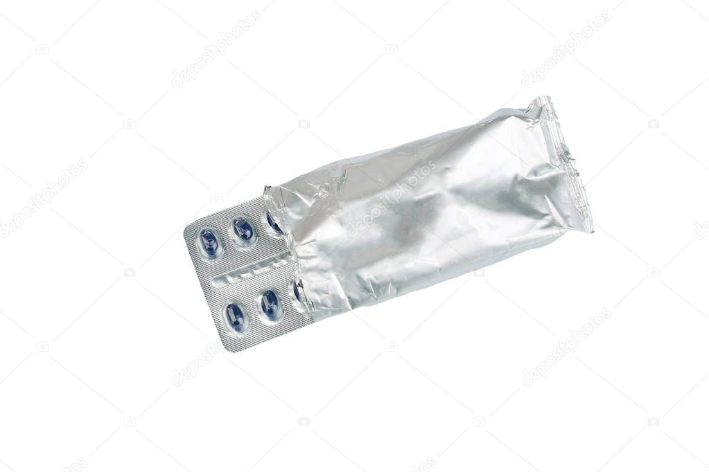 Pills pack in Filled Retort Foil Pouch Bag Packaging