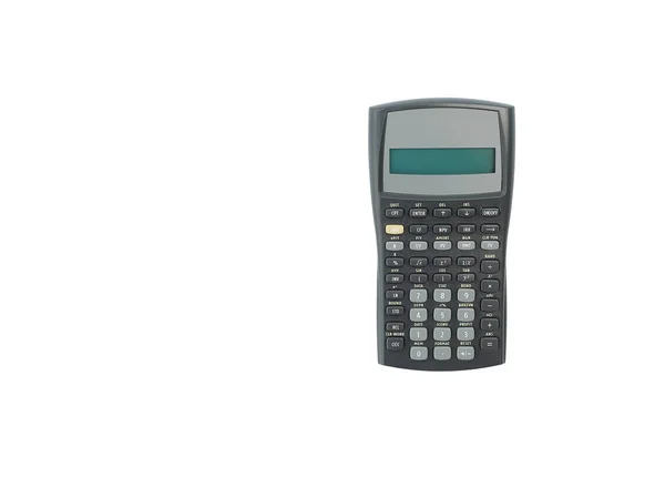 Scientific Calculator Copy Space White Isolated Background — Stock ...